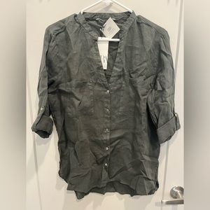 Zara linen top